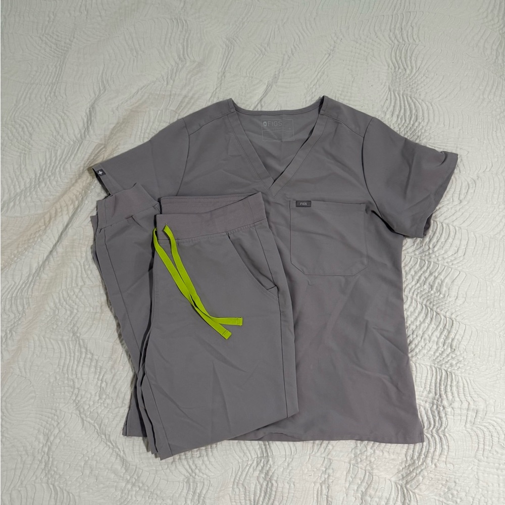 Figs Scrub Set in Slate